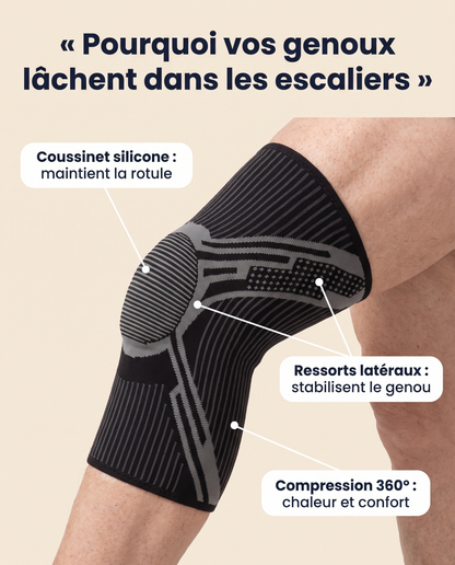 Genouillère Genouva à coussinet silicone