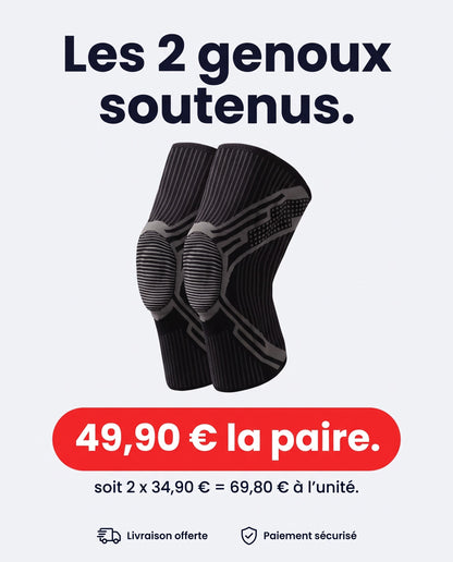 Genouillère Genouva à coussinet silicone